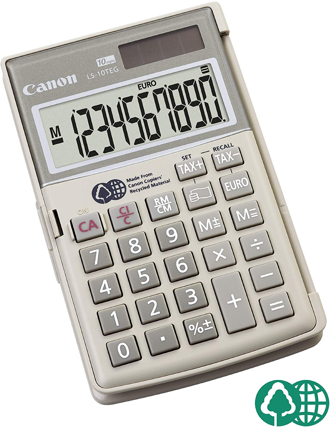 Canon LS-10TEG Calculator - Compact calculator with user-friendliness & functionality, Grey - Image 4