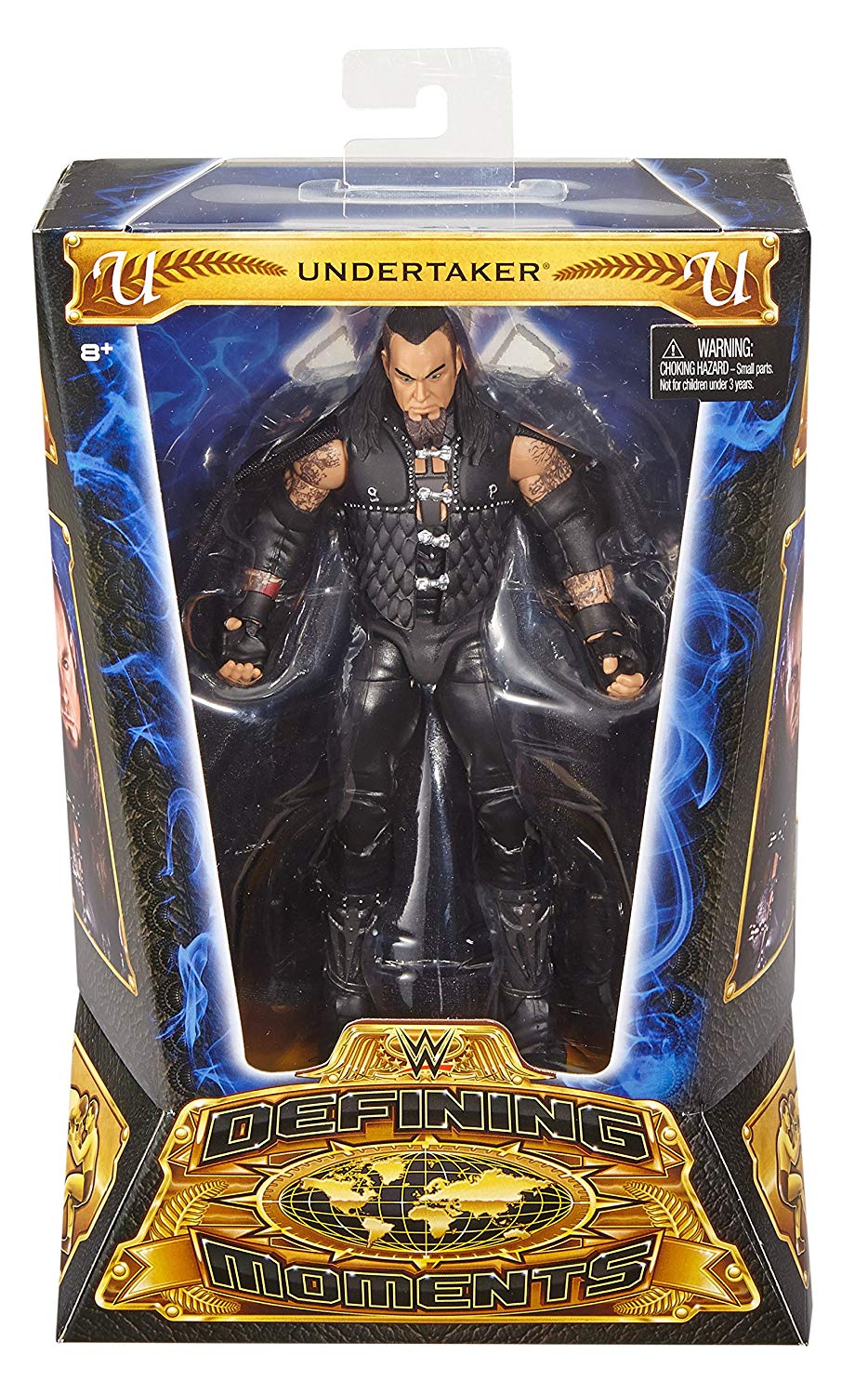 World Wrestling Entertainment Toy - WWE Defining Moments 6 Inch Undertaker Deluxe Action Figure, Black, 6 pulgadas