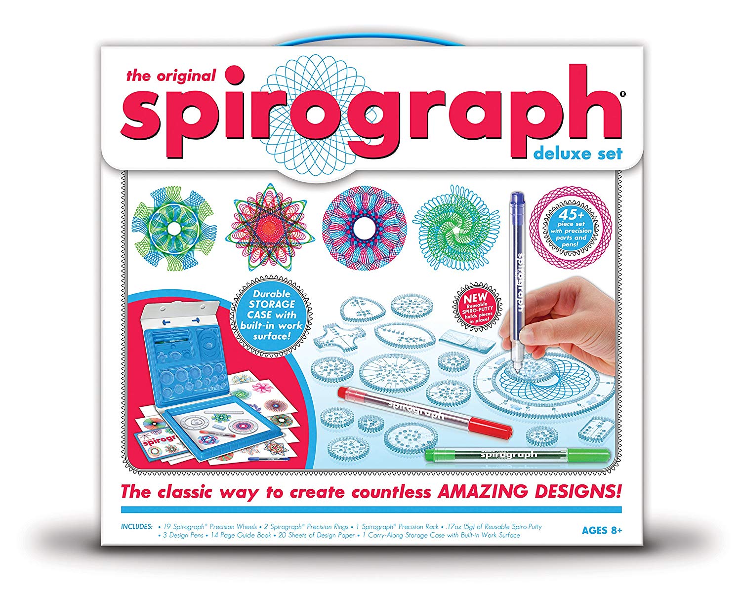 Spirograph KAHOOTZ Deluxe Set-, Other, Multicoloured, Multi-colored