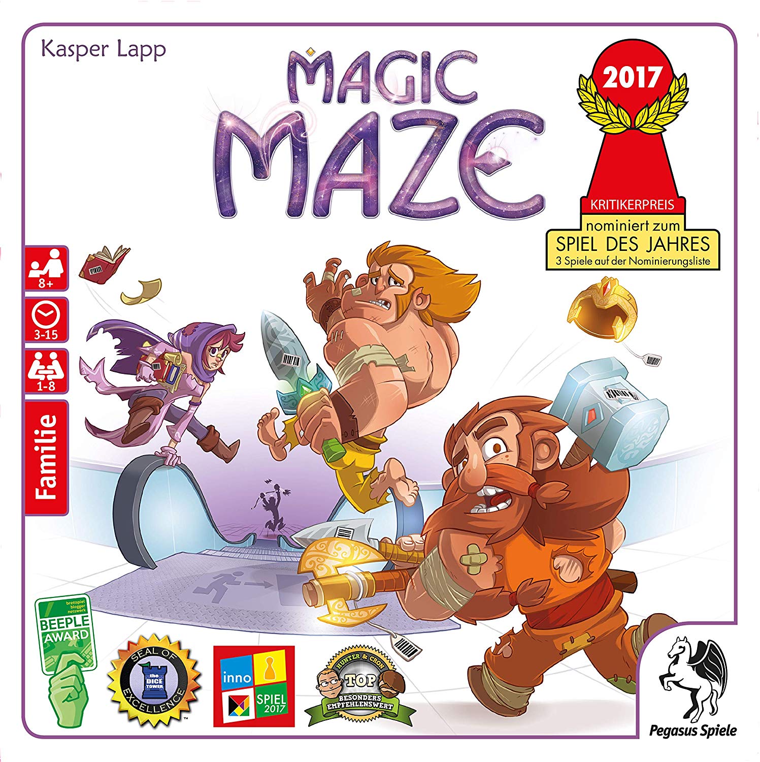 Pegasus Spiele 57200G Magic Maze Deutsche Ausgabe *Nominiert Spiel Des Jahres 2017*" Board Game, Multicolor - Image 3