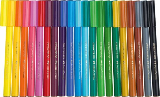 FIBRE TIP CONNECTOR PENS BOX 20 - Image 2