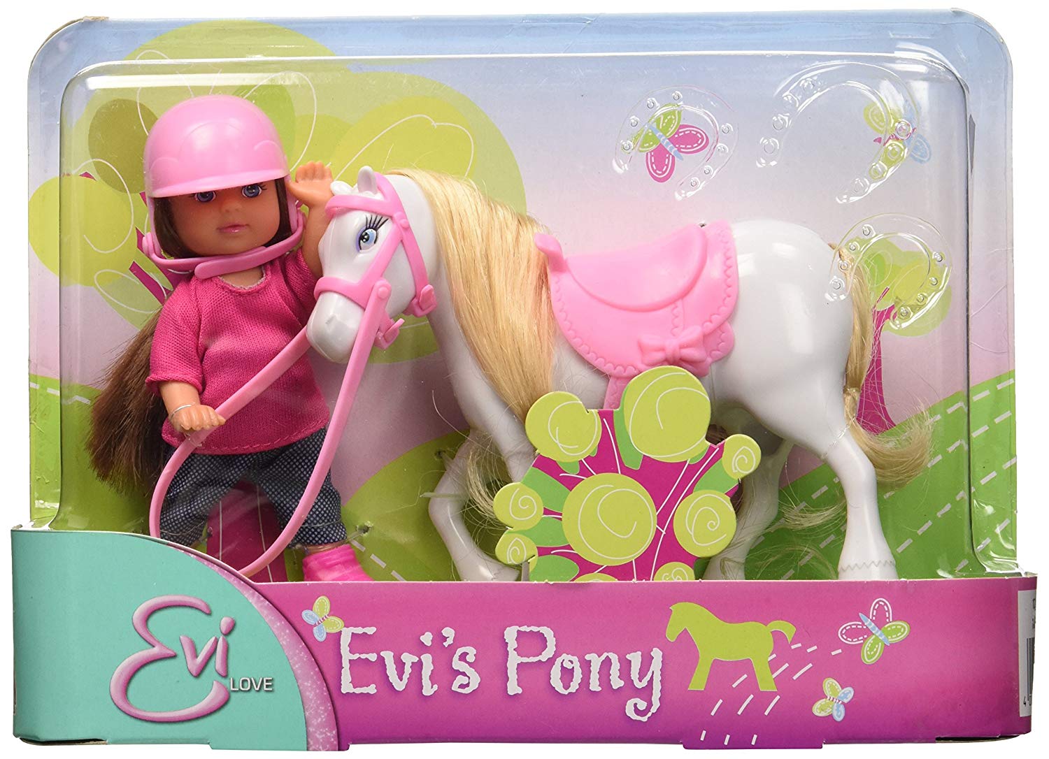 Simba EVI MIT PONY UND REIT, Mehrfarbig