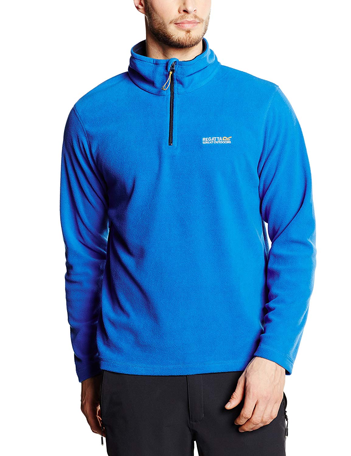 Regatta Mens Thompson Fleece Anti-Pill Midlayer Top Oxford Blue/Navy