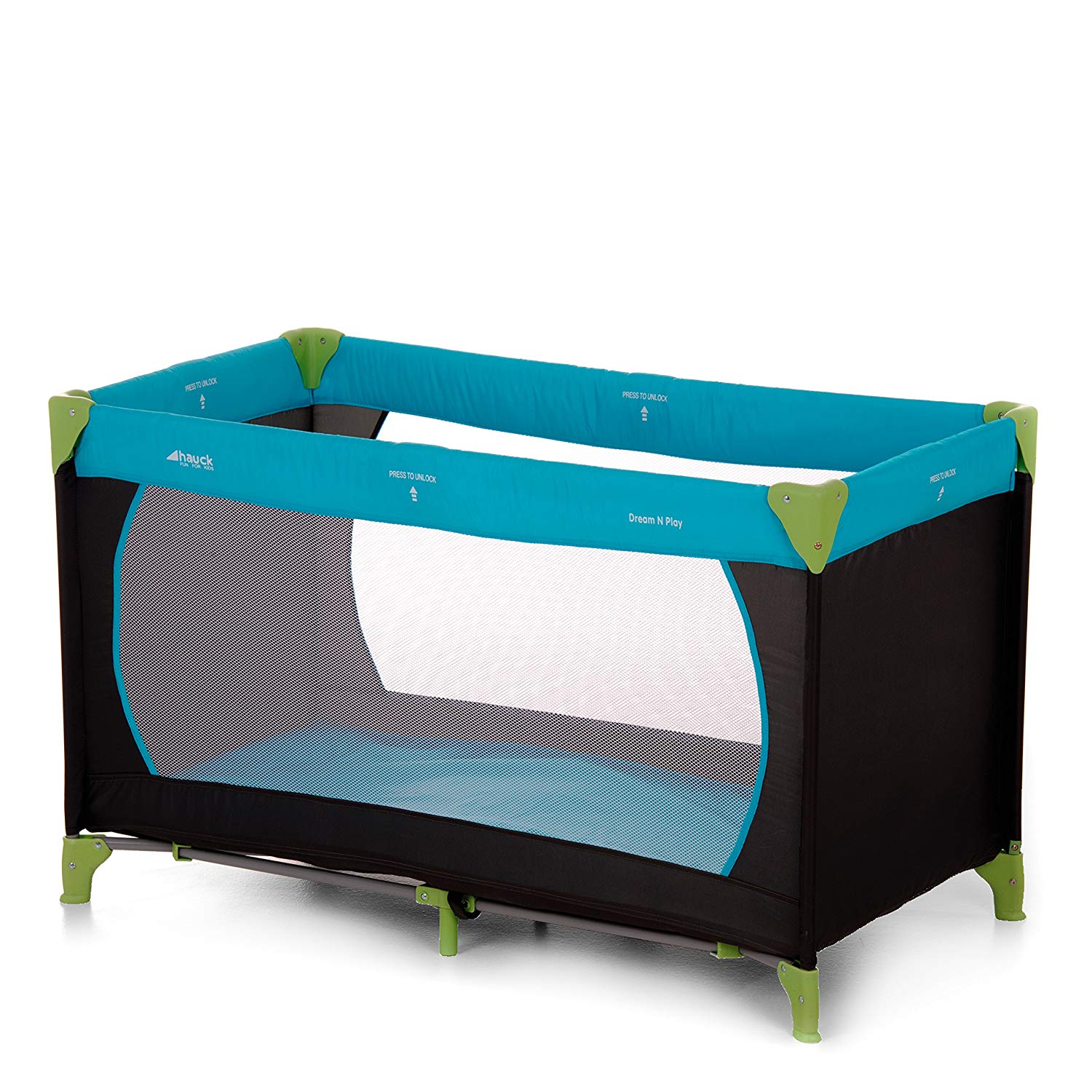 Hauck Dream'n Play Travel Cot (Waterblue), 1 Count (Pack of 1)