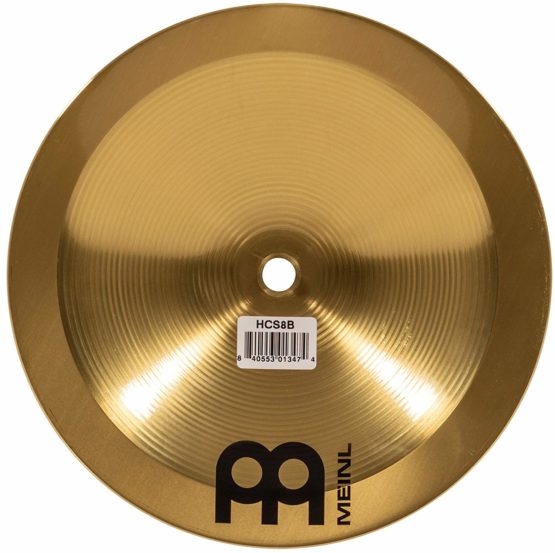 Meinl Cymbals HCS 8 inch (20,32cm) Bell cymbal for Drum Set – Traditional Finish Brass, Made in Germany (HCS8B) - Image 2