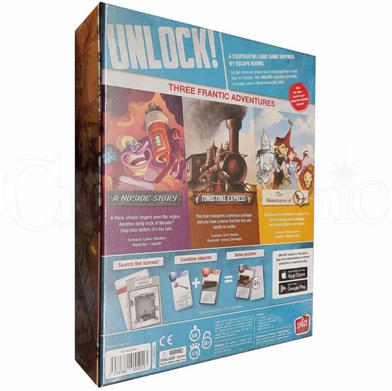 Space Cowboys ASMSCUNLOCK01EN Unlock 3! Secret Adventures - Escape Room Game - Multi-Colour - Image 2