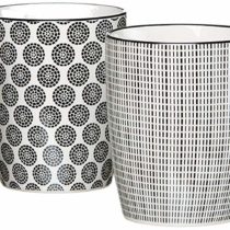Ritzenhoff & Breker Coffee mugs, Porcelain, 8 x 8 x 10.5 cm, 4 pieces