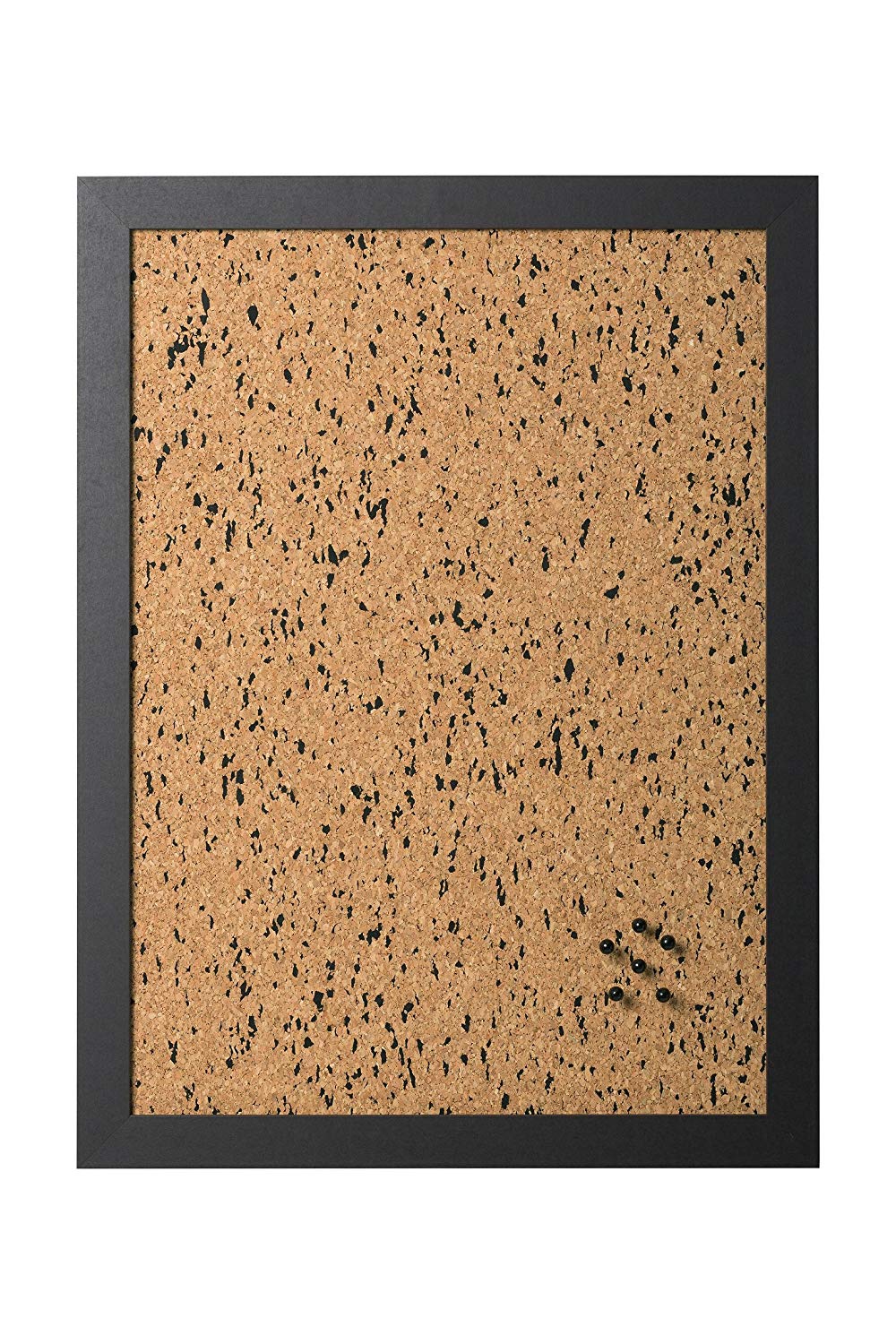 Bi-Office, Notice Board B&W, Cork with Black EVA inclusions, Black MDF Frame, 60x45cm, 60 x 45 cm - Image 3