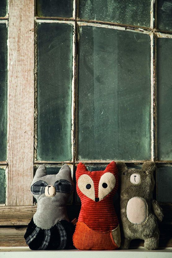 Designed by Lotte Dog Toys Raccoon, 25,5 cm, Grey - Image 2