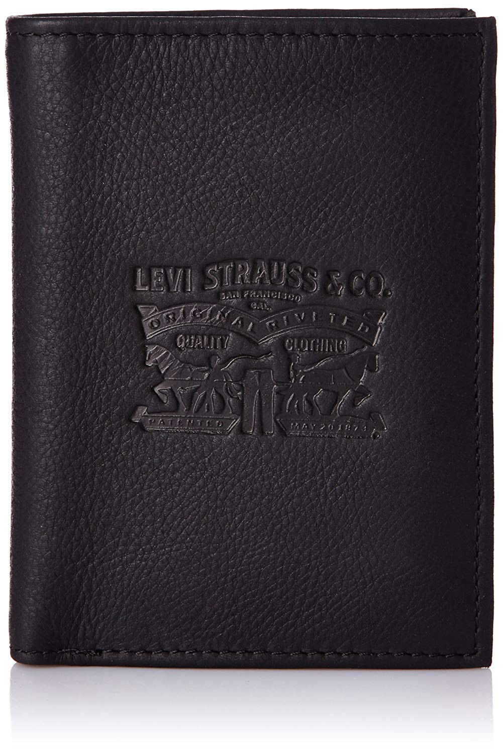 Levi's Men Clairview Vertical Coin Purses and Pouches 222543-4 Black