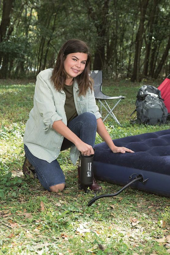Pavillo Airbed Quick Inflation Outdoor Camping Air Mattress, Blue - Image 4