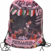 FIORI PAOLO Official Sports Bag,Polyester, unisex_adult, GZ200/J, Pink/White/Black, 49 cm