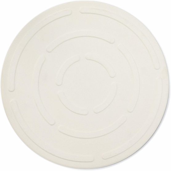 Relaxdays Round Pizza Stone for the Oven with Pizza Peel Pizza Paddle, 38 cm Diameter, 1 in Thick, Backing Stone made of Cordierite for Crispy Pizzas, Bread and Flambees, Beige - Image 3