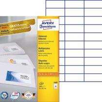 Avery Zweckform 3489 Universal Labels 100 Sheets 3,000 Labels 70 x 29.7 mm White