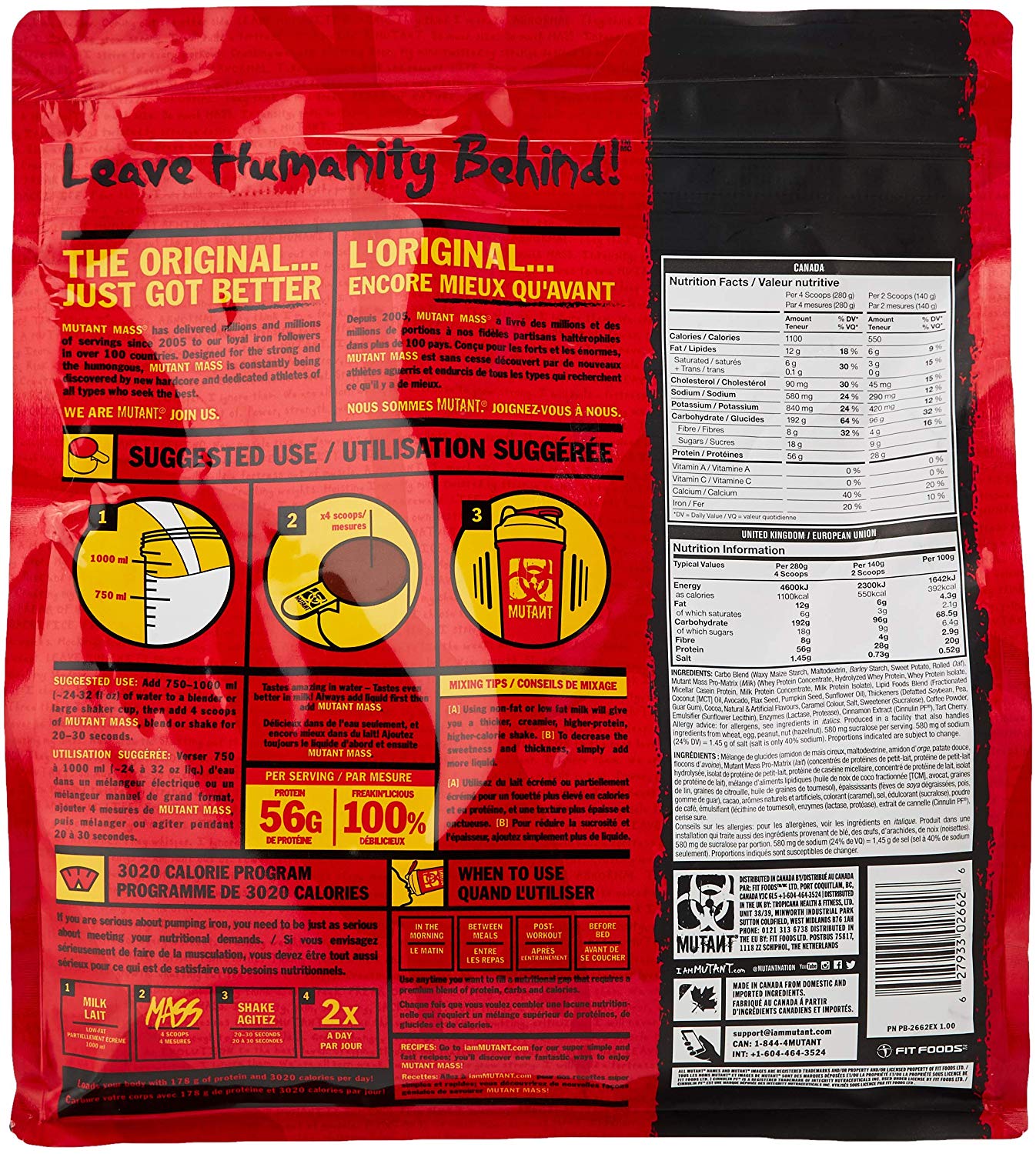 Mutant Mass, 0, 2.27 kg (Pack of 1) - Image 2