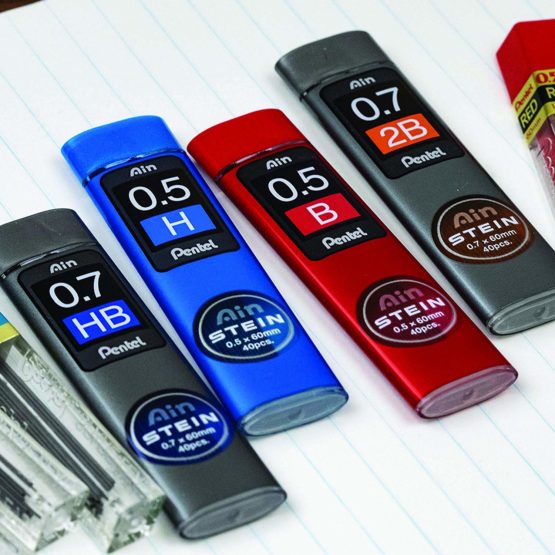 Pentel C275-HB Pack de 12 Etuis de 40 mines 0,5mm HB pour porte-mines - Image 2