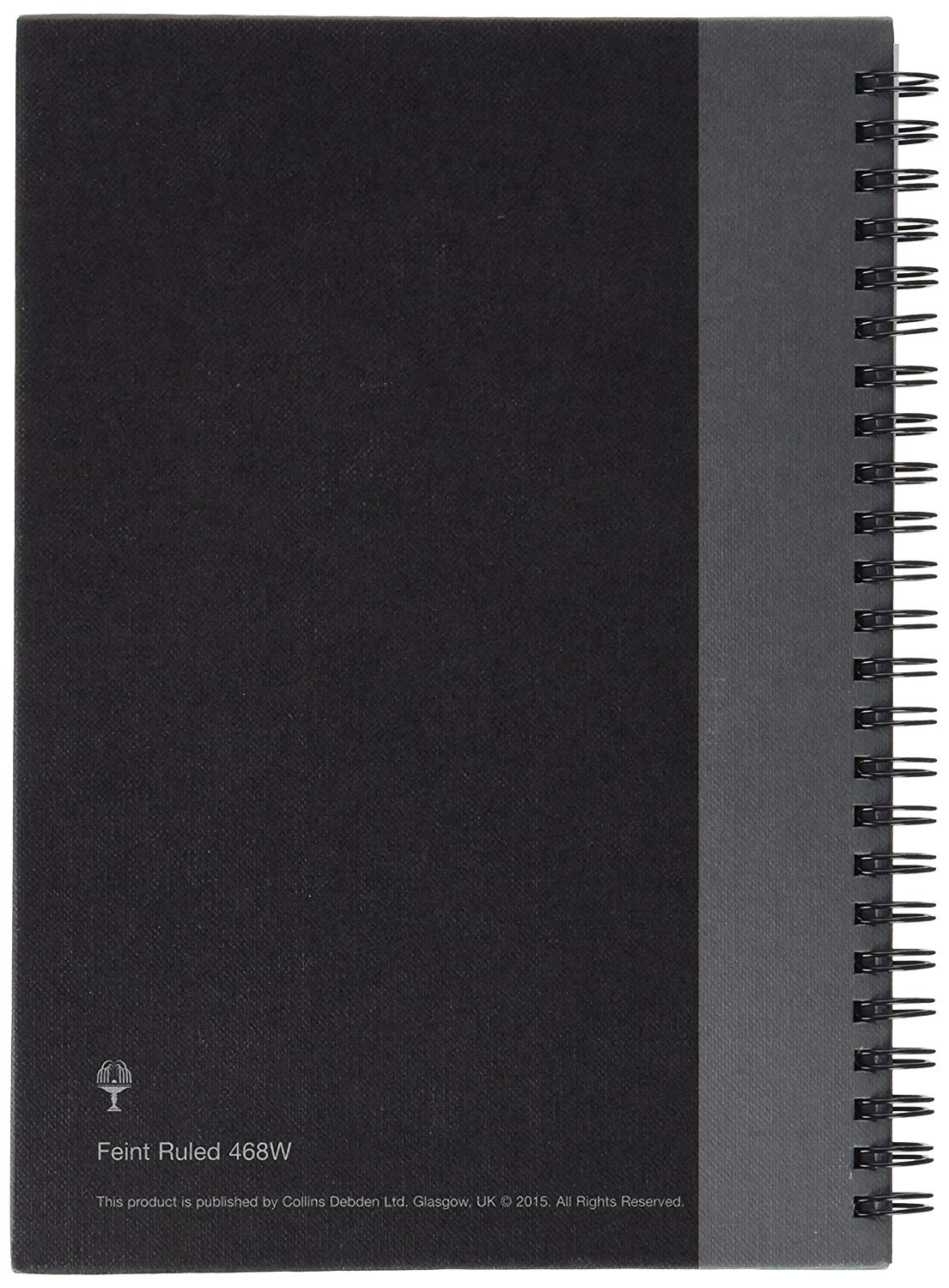 Ideal - A5 Cashbook Wiro Feint Ruled - 192 Pgs - Blue - 468W, Black - Image 2