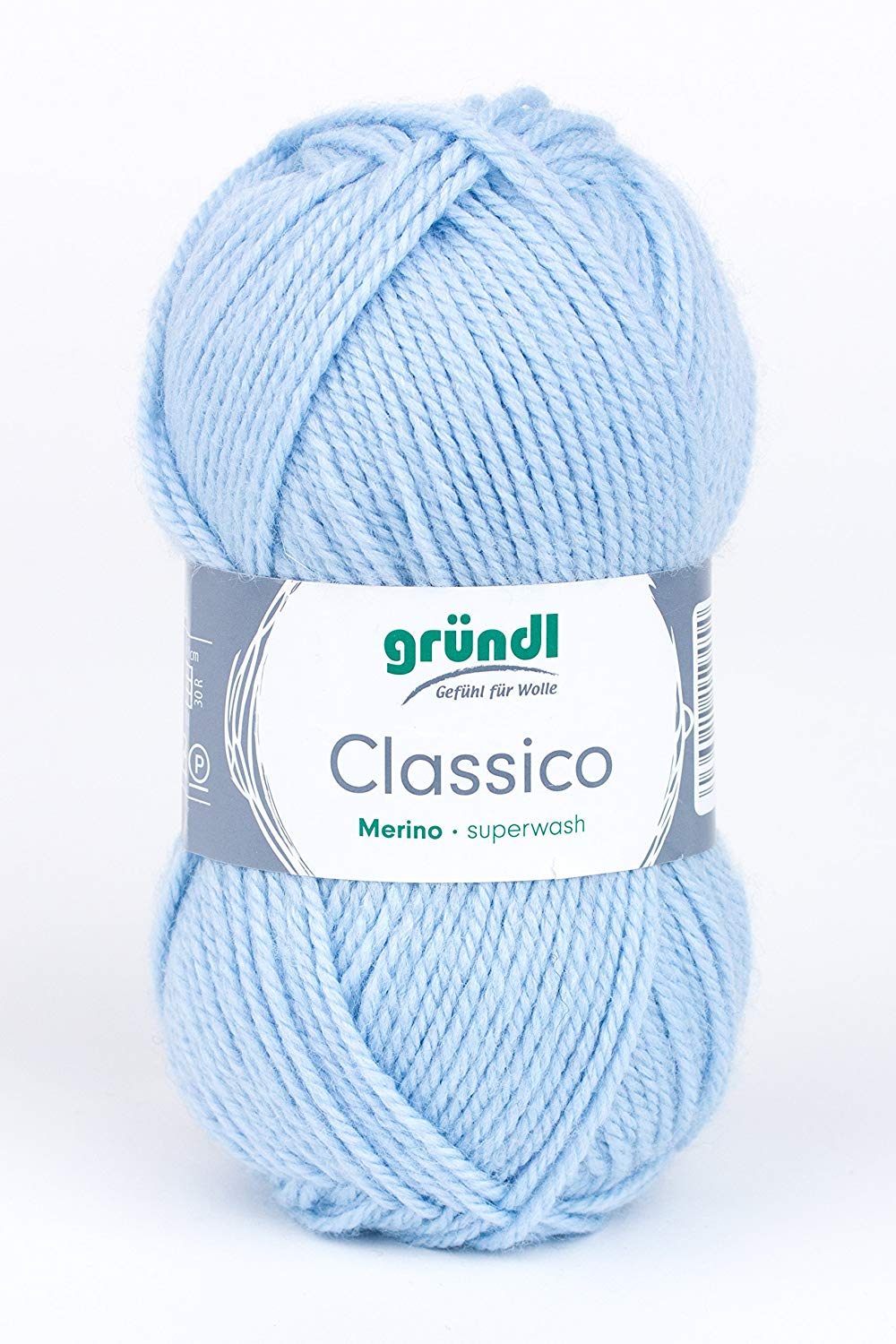 Gründl Classico Wolle (Oeko-TEX® Certified Knitting/Crochet Yarn Made of 50% Pure New Wool (Merino Superwash) & 50% polyacrylic - Image 3