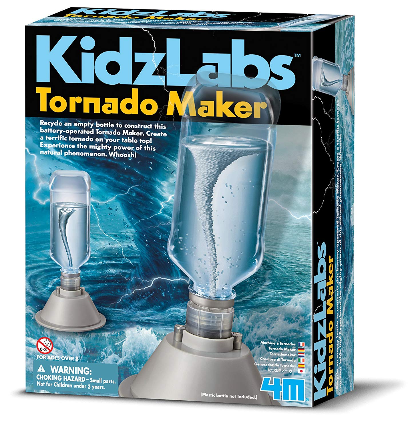 4M KidzLabs Tornado Maker Kit, Multicolor