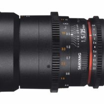 Samyang 35 mm T1.5 VDSLR II Manual Focus Video Lens for Canon DSLR Camera