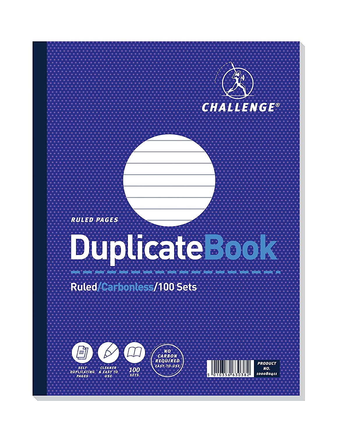 Challenge Large Duplicate Ruled Book 100080411