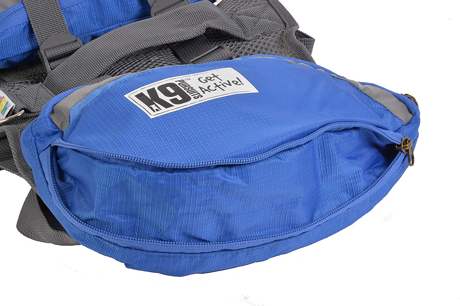 K9 Pursuits Trail-Blazer Dog Back Pack, Medium, blue - Image 3