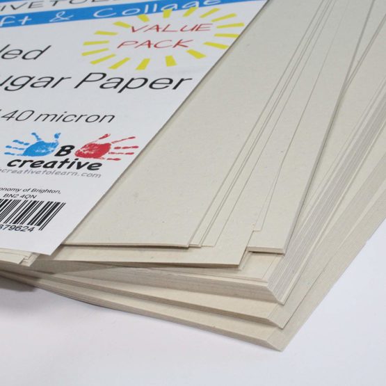 A4 Recycled White Sugar Paper 100gsm 100 Sheets by BCreative - Image 3