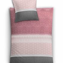 Kleine Wolke Small clouds bed linen set “Estrella”, Cotton, Pastellrose, 155 x 220 cm