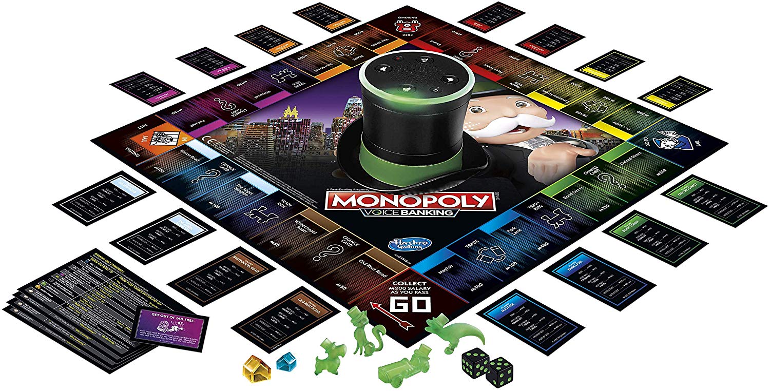 Monopoly Voice Banking Electronic Family Board Game,4 players for Ages 8 and up, Nylon/a, 6.4 x 40 x 26.7 cm - Image 3