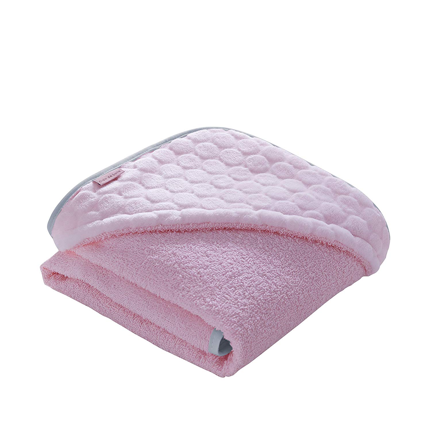 Clair de Lune Marshmallow Baby Hooded Towel - 70 x 70 cm (Pink)