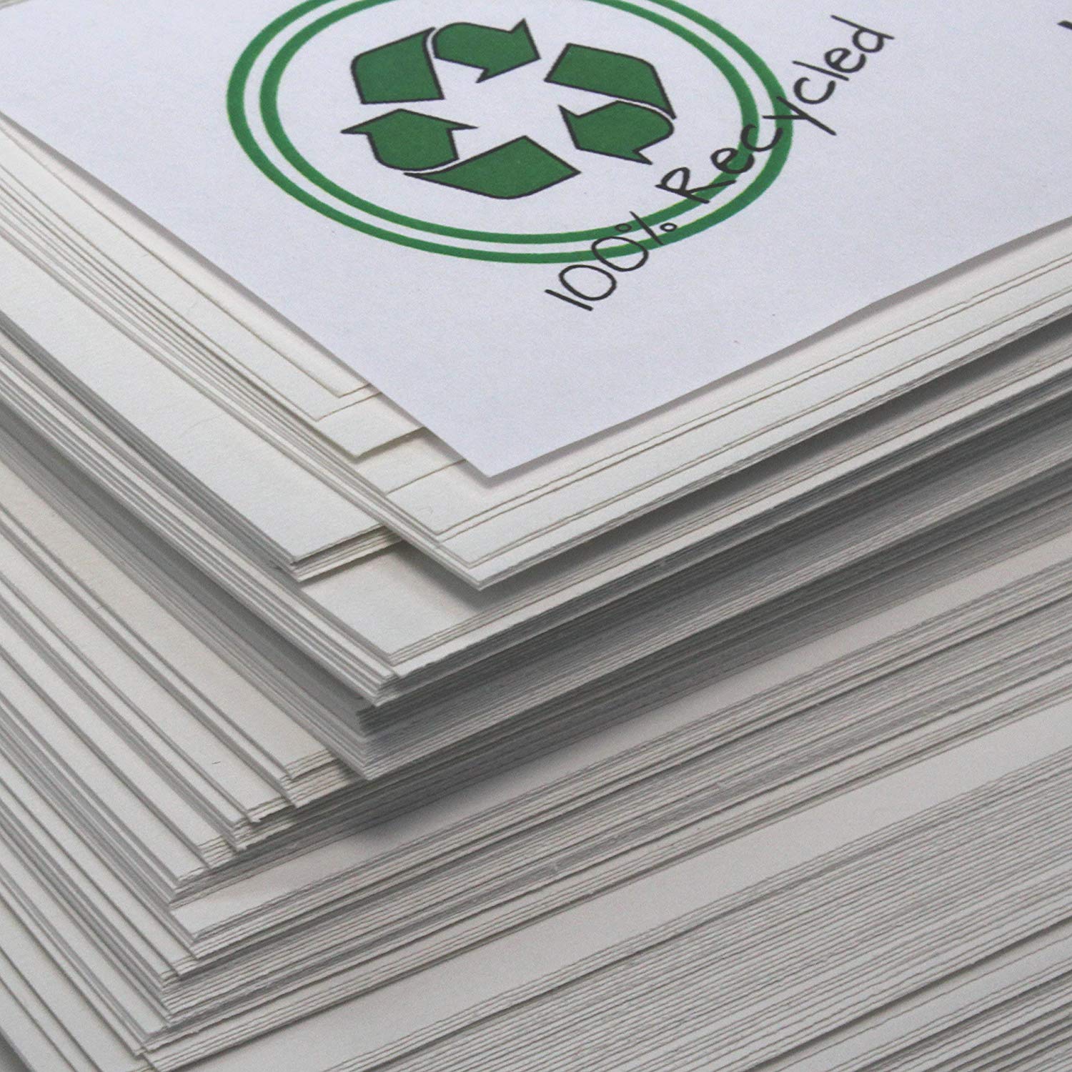 100% Eco Recycled Art A3 Cartridge Paper White Great Art Paper 140gsm Pack of 250 Sheets, Suitable for bookmaking Sketching - Image 3