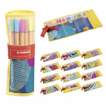 Fineliner - STABILO point 88 Rollerset of 25 Assorted Colours incl 5 neon Colours
