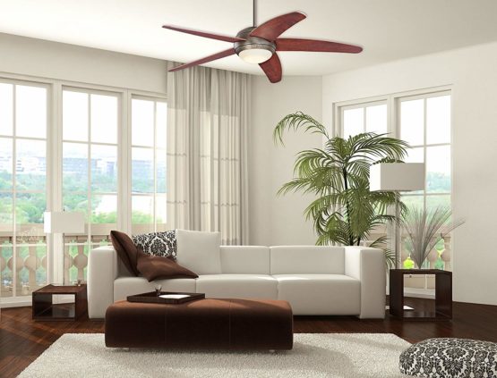 Westinghouse Lighting 72071 Bendan LED 132 cm Five-Blade Indoor Ceiling Fan, Dark Pewter Finish with Hammered Accents, Dimmable LED Light Kit with Opal Frosted Glass, Remote Control Included - Image 3