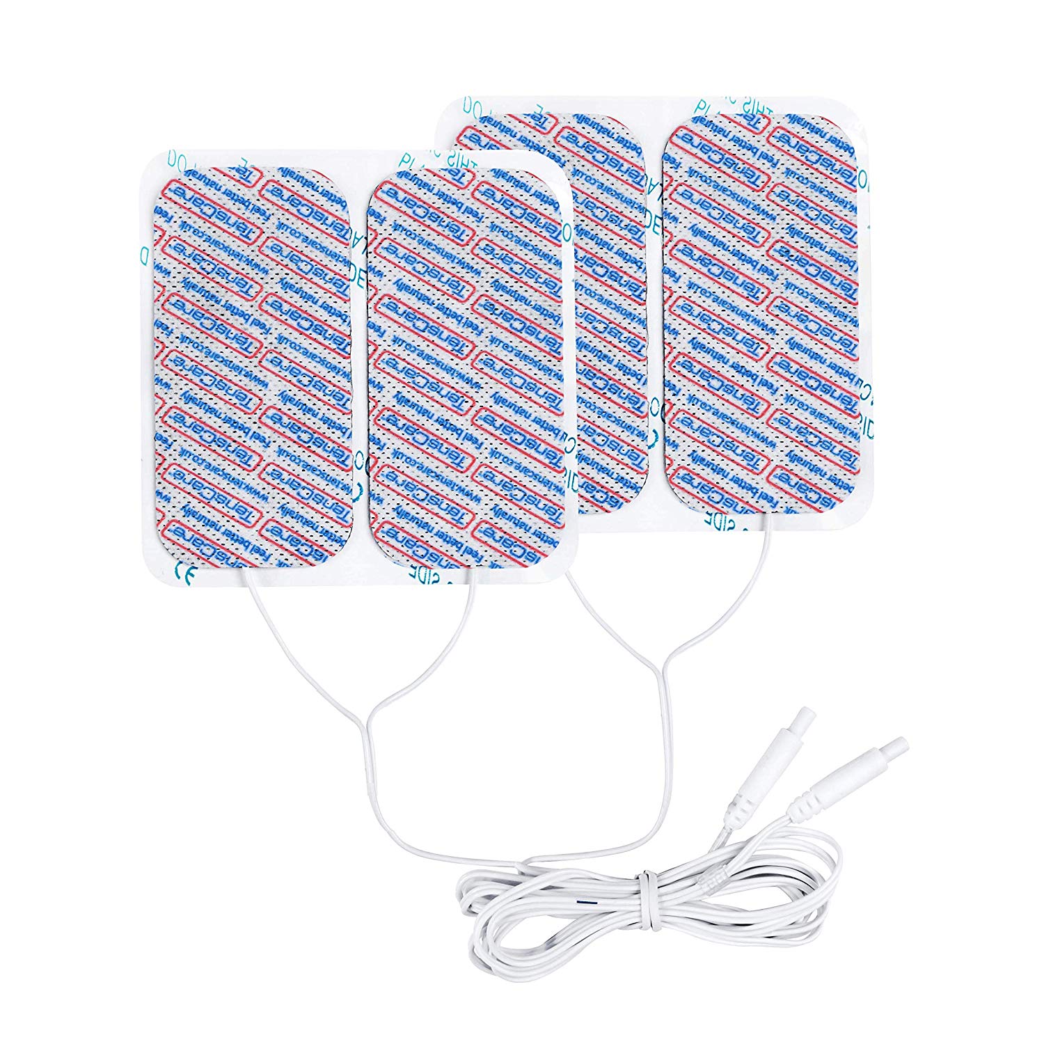 TensCare Perfect MamaTens Replacement Electrode Pads with Integrated Leads, 4 Count, 4 Count (Pack of 1)