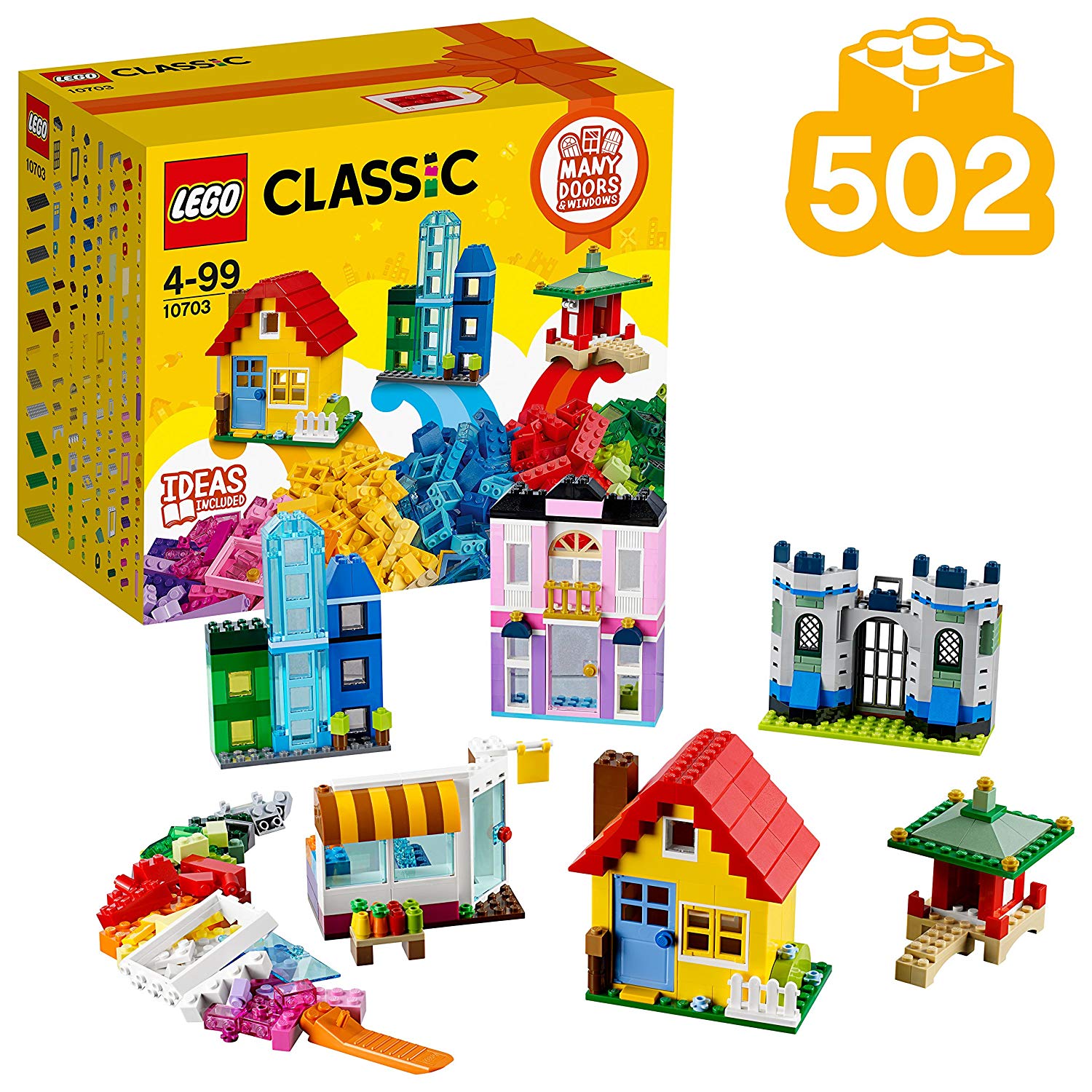 LEGO 10703 Classic Creative Builder Box Construction Set, Colourful ...