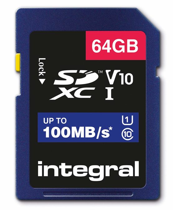 Integral INSDX64G-100V10 64GB SD Card High Speed Memory SDXC Up To 100MB/S V10 UHS U1 - Image 2