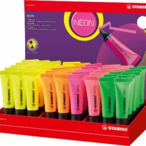 Highlighter - STABILO NEON Display of 45 in 6 Assorted Colours
