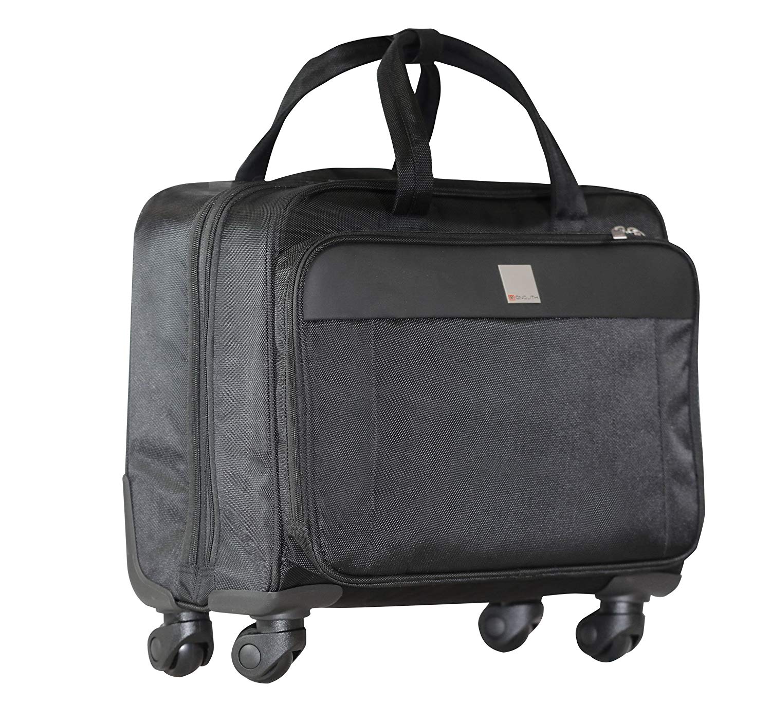 Monolith office solutions 41504MN Motion II 4 Wheel Laptop Trolley CASE, Black - Image 2