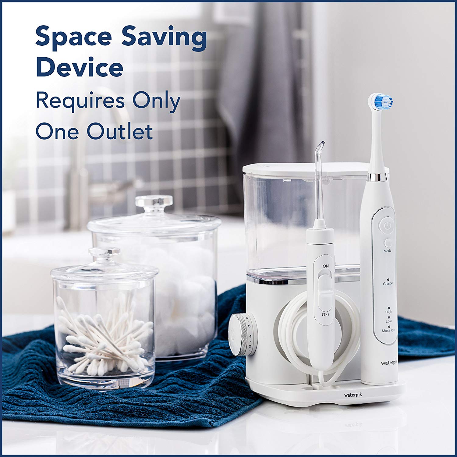 Waterpik Complete Care 9.5 Oscillating Electric Toothbrush and Water