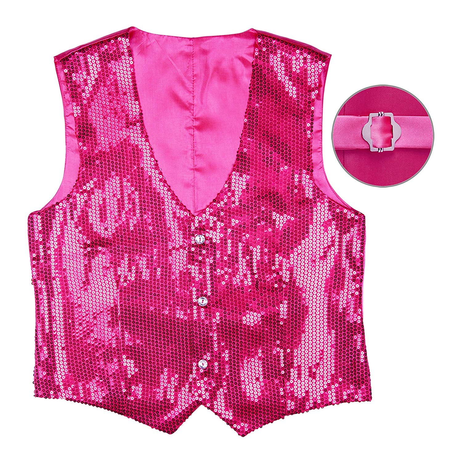 Widmann 9322G ? Sequins Vest for Men, Pink, L