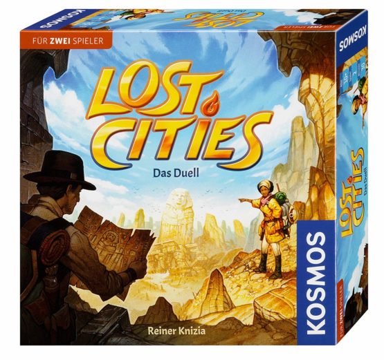 KOSMOS 694135 Lost Cities - The Duel, Exciting Board Game, Adventure Game for 2 People from 10 Years, Family Game, Game for 2, Board Game
