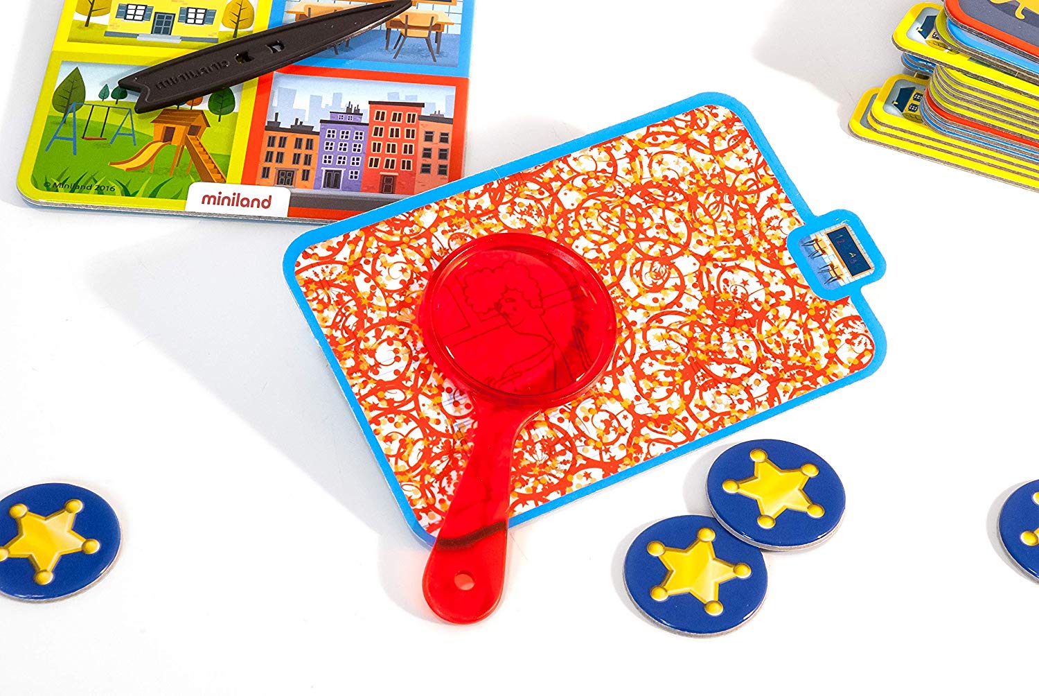 MINILAND Emotions Detective, a detective game to talk about everyday conflicts and build empathy 45402, Multi-color, Small or Compact - Image 3