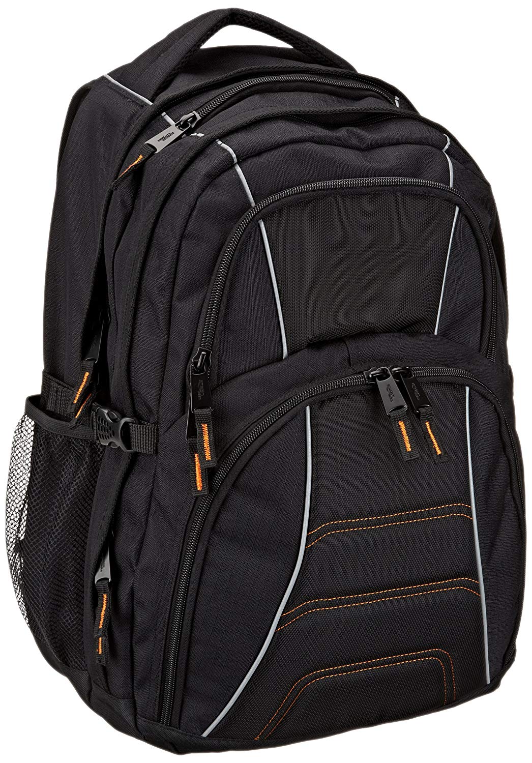 Amazon Basics Laptop Computer Backpack with padded shoulder straps and Organizational compartments for pens keys, cellphone