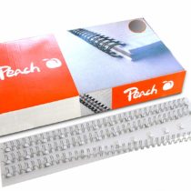 Peach Wire Binding Combs, 12mm silver, 3:1'', 34 loops A4, 100 pcs. PW127-01