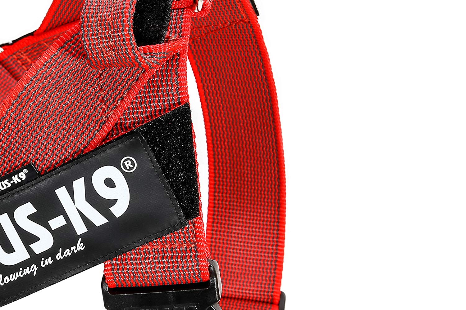 Julius-K9, IDC Color & Gray Belt Harness, Size: XL / 2, Red-Gray, XL/2 - Image 2
