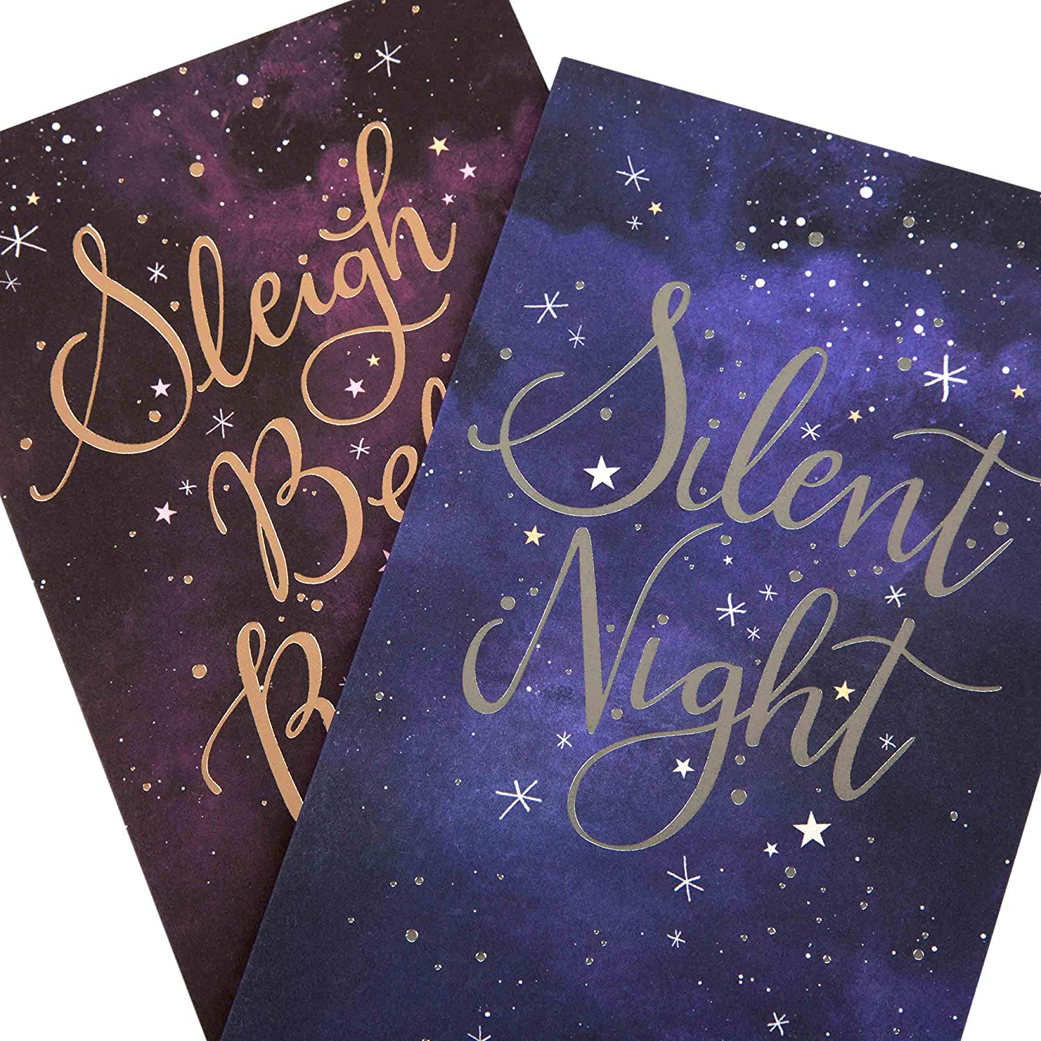 Hallmark Christmas Boxed Cards "Festive Lyric" - 12 Cards, 2 Designs - Image 3