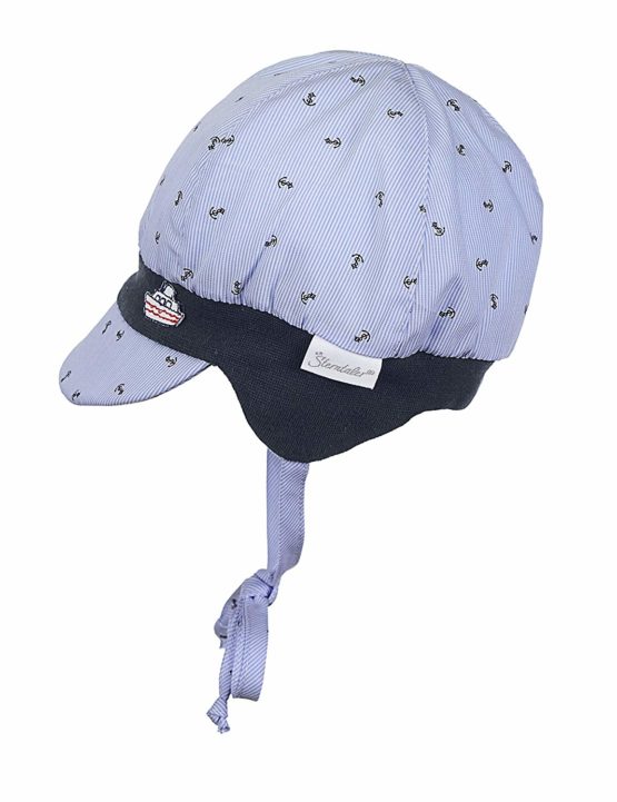 Sterntaler Baby Boys' Ballonmütze Cappellopello Cap, Blue (Himmel 325), One (Size: 43) - Image 2