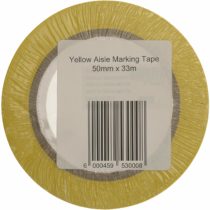 Signs & Labels FBLW1 50mm x 33m Aisle Marking Tape - Yellow