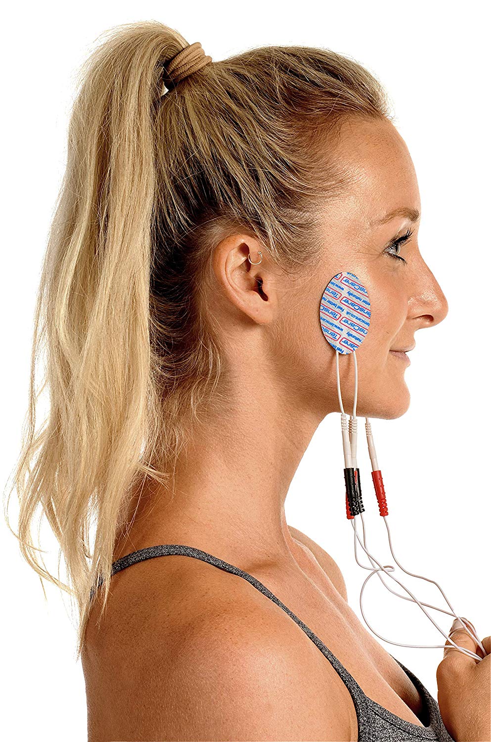 TensCare Face electrode pads - 4 Reusable works (Firming, lifting and reducing wrinkles) - Image 4