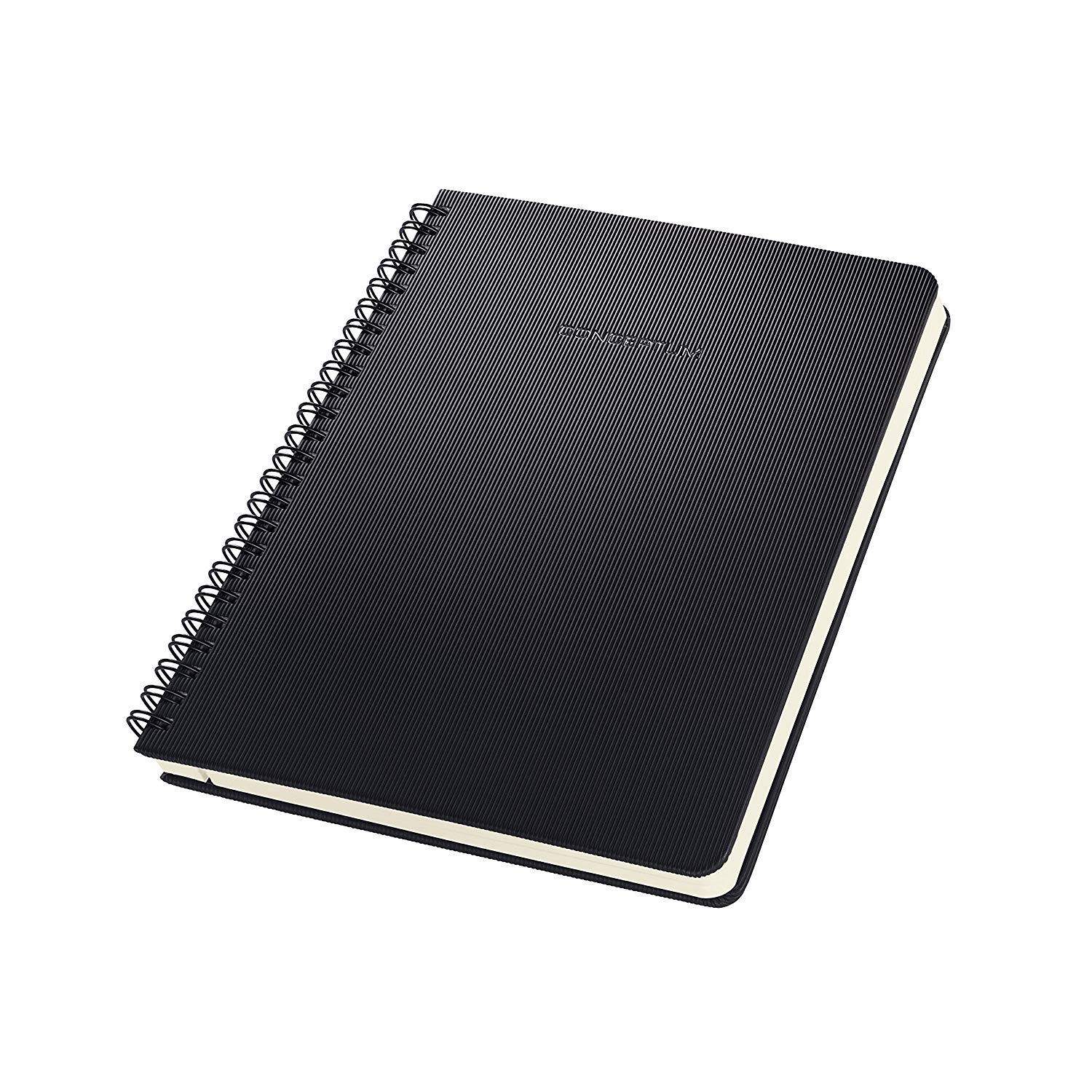 SIGEL CO822 Spiral Notepad, approx. A5, squaRed, hardcover, Black - Conceptum - Image 2